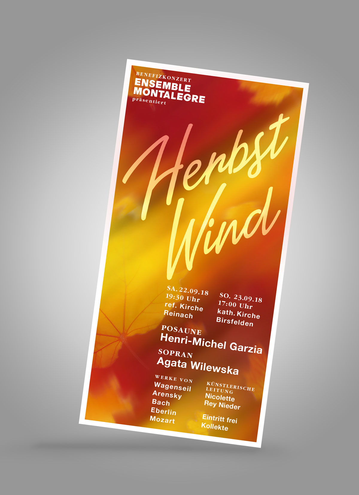 «HerbstWind» Konzertflyer