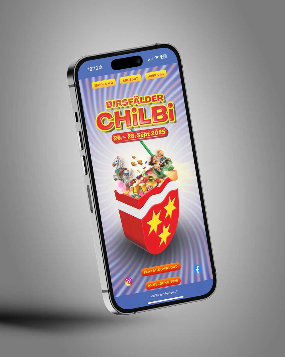 «Chilbi Birsfelden» Webdesign